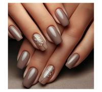 Faux Ongles De Ballet Mi-longs, 24 Pièces, Motif D'amour Rouge, Design À Pression, Manucure En Cercueil Fini Kit Manucure