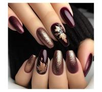 Faux Ongles De Ballet Mi-longs, 24 Pièces, Motif D'amour Rouge, Design À Pression, Manucure En Cercueil Fini Décorations Manucure(Y26)