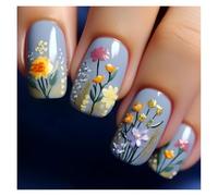 Faux Ongles De Ballet Mi-longs, 24 Pièces, Motif D'amour Rouge, Design À Pression, Manucure En Cercueil Fini Décorations Manucure(Y13)