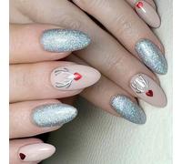 Faux ongles de Noël - Belle élan