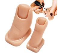 Faux Ongles d'Ortail Outils d'entraînement factices en silicone souple | Pour sur ongle de pied pour maison, salon, studio, présentation, formation en pédicure, manucuristes, femmes,