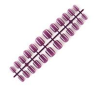 Faux ongles en acrylique naturel - Couverture complète - Facile à utiliser - Rapide et pratique - Matériau ABS de qualité supérieure - Robuste et durable - Portable - Pour femme et fille