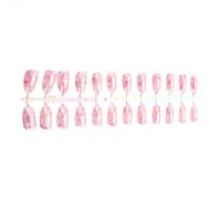 Faux Ongles Ensembles, 24pcs Miroir manucure Chrome Beauty Nail Art Patch Ongles Extensions Stiletto Faux Ongles (CH11B)
