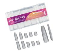 Faux ongles fins avec ABS solide, pas besoin d'application de lime pour les femmes occupées