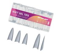 Faux ongles fins avec ABS solide, pas besoin d'application de lime, pour les femmes occupées, appuyez dessus