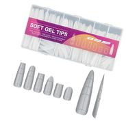 Faux ongles fins avec ABS solide, pas besoin d'application de lime, pour les femmes occupées, appuyez dessus