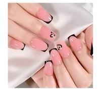 Faux Ongles Français Longs En Forme De Cercueil, 24 Pièces, Motifs Floraux Dorés, Vin Rouge, Perles De Caviar Florales, À Pression Kit Manucure(Y4)