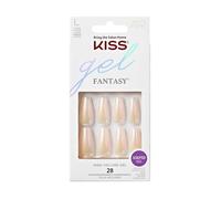 Faux Ongles - Kiss - Gel Fantasy - Lot De 28 - Colle Gel Rose - Manucure Rapide À Domicile Multicolore