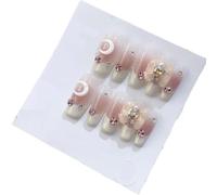 Faux ongles longs et courts faits à la main(24210,XS)