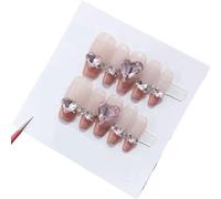 Faux ongles longs et courts faits à la main(24273,L)