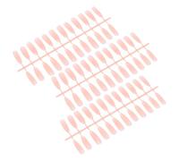 Faux Ongles Longs Rose Abs 72 Pièces pour Célébration Halloween