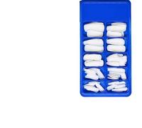 Faux Ongles Lot de 100 faux ongles longs et roses à couverture complète, 10 tailles(No.7)