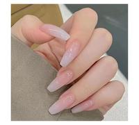 Faux Ongles Lot de 24 faux ongles à coller, motif pastèque glacée, mignons et ludiques, faits la main, for femmes filles, 2022(R485)