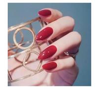 Faux Ongles Lot de 24 faux ongles à coller, motif pastèque glacée, mignons et ludiques, faits la main, for femmes filles, 2022(432)