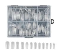 Faux Ongles Mate Pointes 240pcs Couvertures Complètes Fausses Acryliques Artificiels Faux Pour Conceptions Artistiques Pres En Forme De Presse Sur Clou