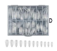 Faux Ongles Mate Pointes 240pcs Couvertures Complètes Fausses Acryliques Artificiels Faux Pour Conceptions Artistiques Pres En Forme De Presse Sur Clou