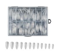 Faux Ongles Mate Pointes 240pcs Couvertures Complètes Fausses Acryliques Artificiels Faux Pour Conceptions Artistiques Pres En Forme De Presse Sur Clou