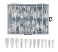 Faux Ongles Matte Nails Conseils 240pcs Complets Couvertures Fausses Artificielles Faux Pour Les Conceptions D'art Presse De Pré-forme Sur L'ongle