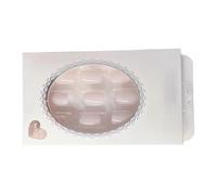 Faux Ongles - Ongles Portables Amovibles, 24 Pièces Sans Colle À Presser | Kit De Faux Ongles Courts Pour Femmes | Faux Ongles Pratiques, Solution De Manucure Durable Pour Quotidien Ou Les Événemen