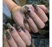 Faux Ongles Porter Un Long Ballet Détachable L'europe Et Les États-Unis Gommage Faux Ongles Autocollants Pour Ongles Autocollants Pour Ongles Morceaux D'ongles Morceaux D'ongles(72pcs)