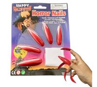 Faux Ongles Press-On Halloween 10 Pièces Accessoires de Rôle Halloween