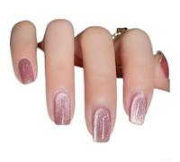Faux Ongles Pression Magnétiques Courtes Longues Avec pour colle Gelée | Ensemble de 24 ongles avec différentes couleurs pour choix entre longues courtes application pour facile