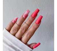 Faux Ongles Série Pastorale Faux Ongles Patch Pour Ongles Portant Des Ongles Finis Faux Ongles Ongles Patch Pour Ongles Patch Pour Ongles(72pcs)
