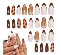Faux ongles - Set pour ongles de pression, pointes d'ongles artificiels réutilisables, sophistiqué de couleurs alternatives au gel acrylique | Solution de bricolage pour une utilisation dans le sal