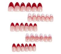 Faux ongles tendance avec fleurs et pierres en relief 3D | 3D Floral Nail Art avec pierres décoratives, strass brillants pour mariage événement et fête
