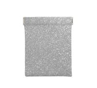 Faux Paillettes argentées Scintillantes imprimées, Sac de Rangement pour Femmes, Portefeuille supérieur à Presser, Petit Porte-Monnaie, Pochette de Changement