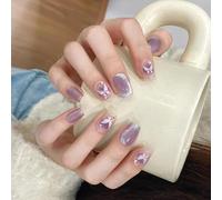 Faux papillon carré en acrylique avec colle artificielle