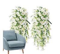 Faux pétunias - Faux pétunias en soie - Fleurs résistantes aux intempéries - Plantes éternelles pour porche, jardin, pot de fleurs, allée, vase, terrasse, fenêtre