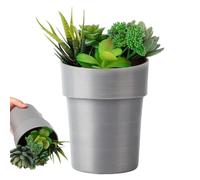 Faux pot de fleurs réaliste solide pour ranger de l'argent, des clés, des montres, le jardin, les voyages, la chambre, la cour, la porte d'entrée et l'écriture