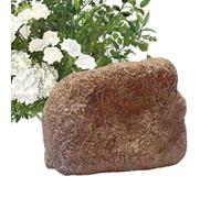 Faux rocher pour clé - Clé de rechange étanche - Boîte de rangement pour décoration de jardin pour maison d'habitant, maison, cour, abri de jardin, arbustes, porche, coin, patio, garage, locataires