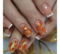 Faux Sabots De Dessin Animé Thanksgiving ABS Conception Carrée Courte Application Facile Plan Fête D'halloween Faux Sabots Français Avion D'automne