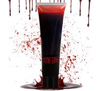 Faux sang 29,5 ml - Lot de 1 maquillage d'horreur SFX pour théâtre de vampire, zombie, effets spéciaux, réaliste, lavable, faux sang pour Halloween