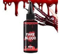 Faux Sang, 50ml Accessoire Faux Cosplay et Farce pour Fête, Matériel Plasma Cosplay pour Maquilleurs Fans Horreur Maisons Hantées Conventions, Costumes Soirées Maisons