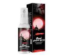 Faux sang d'Halloween | Spray sanguin de vampire d'Halloween, maquillage de faux sang d'Halloween | 30 ml Spray plasma d'Halloween, faux sang de vampire simulé, accessoires de faux sang de zombie