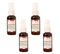 Faux Sang Faux Sang Lavable Flacon Pulvérisateur Faux Sang Halloween Convient pour les Fêtes D'halloween, les Représentations Théâtrales, la Production Cinématographique (120ML)