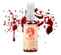 Faux sang - Faux sang pour maquillage du visage - Accessoire réaliste avec - Accessoires effrayants pour femmes, hommes, adolescents, acteurs et fans de farces