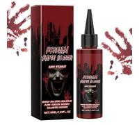 Faux sang - Gouttes de sang d'Halloween | Faux sang lavable de vampire qui coule de sang pour costume d'Halloween