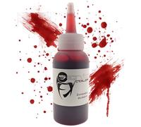 Faux Sang Halloween Artificiel Zombie 75ml Rouge Foncé soluble dans l'eau Senjo-Color Maquillage halloween Liquide