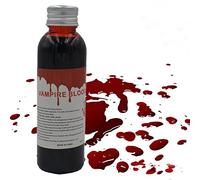 Faux sang halloween,Artificiel Zombie cosplay,faux sang professionnel,faux sang lavable,accessoire sang maquillage pour Halloween Fête de Pâques 60ml