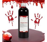 Faux Sang Halloween Set De Maquillage,Faux Sang Scène,Faux Sang Halloween Make Up,Faux Sang Halloween,Faux Sang Risches,Pour Carnaval Thèmes Fête Zombie Horreur Skin , 250ml