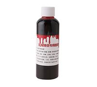 Faux Sang Lavable, Faux Sang Comestible, Halloween Make Up, Fake Blood Faux sang professionnel Spécial Halloween, cicatrices, maquillage fantaisie zombie, faux sang