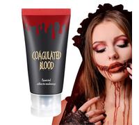 Faux sang pour vêtements, maquillage de sang d'Halloween, vampire artificiel d'Halloween, sang liquide réaliste, sang artificiel de vampire pour cosplay