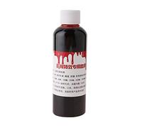 Faux sang professionnel, accessoire de maquillage d'Halloween spécial cicatrices de plaies, sac de sang, accessoires de déguisement de zombie pour enfants et adultes (100 ml)