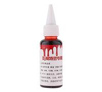 Faux sang professionnel, accessoire de maquillage pour Halloween, cicatrices spéciales plaies, sac de sang, accessoire de déguisement pour enfants et adultes (30 ml)