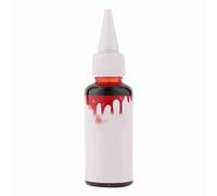 Faux Sang Professionnel pour Halloween, Cicatrices de blessures, Maquillage Fantaisie de Zombie pour Film de scène, Rouge, 30ml (30 ML de Sang)