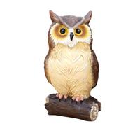 Faux - Sculpture de Jardin - Faux - Épouvantail - Sculptures d'art de Cour et hiboux - Décoration extérieure pour terrasse, Balcon, décoration et extérieure - Statue de Jardin